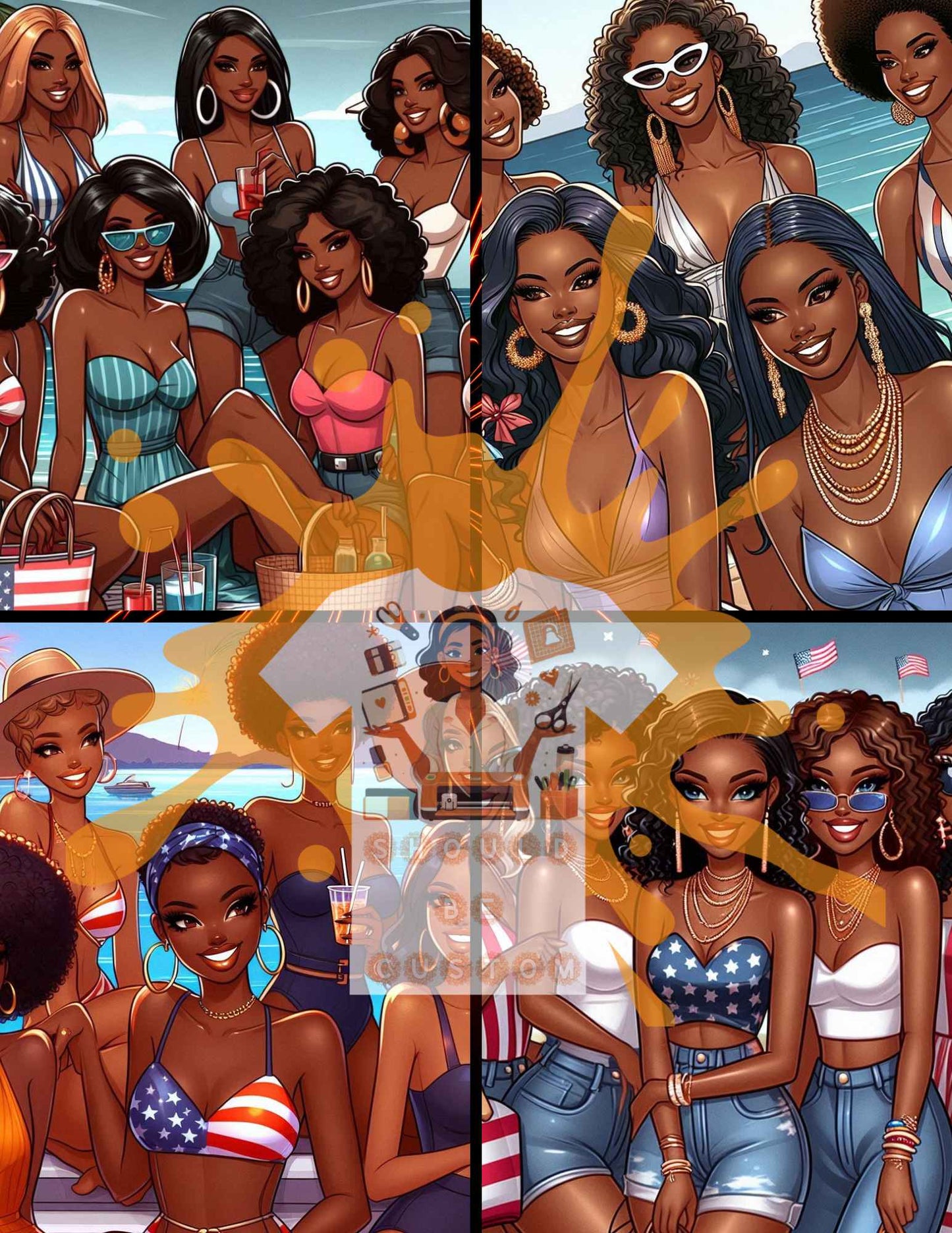 4th of July Images and AI Prompts - 37 images and 10 prompts!