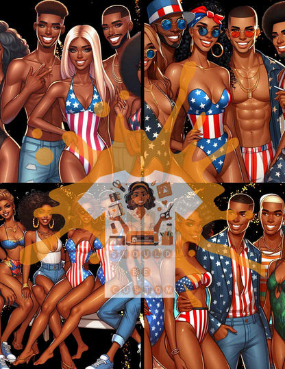 4th of July Images and AI Prompts - 37 images and 10 prompts!